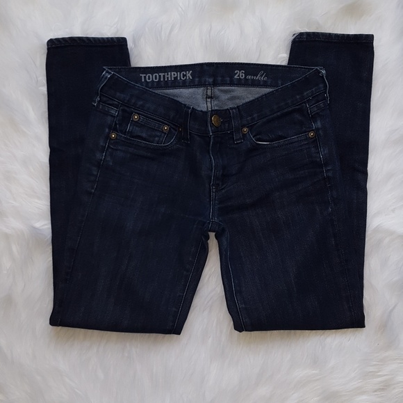 4/$20 Toothpick Jeans by J. Crew